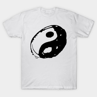 Dark and Gritty Yin Yang T-Shirt